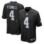 Aidan O'Connell Las Vegas Raiders Nike  Game Jersey -  Black/White