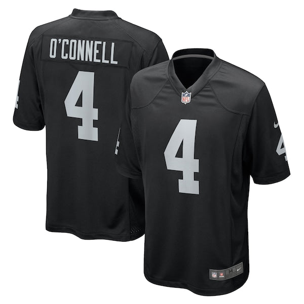 Aidan O'Connell Las Vegas Raiders Nike  Game Jersey -  Black/White