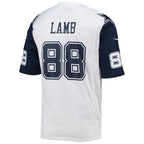 CeeDee Lamb Dallas Cowboys Nike Alternate Game Jersey - White/Navy