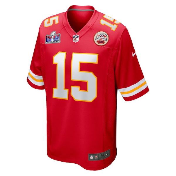 Patrick Mahomes Kansas City Chiefs Nike Super Bowl LVIII Game Jersey - Red