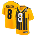 Aaron Rodgers Pittsburgh Steelers Nike Alternate 1933 Throwback Game Jersey - Gold/Black