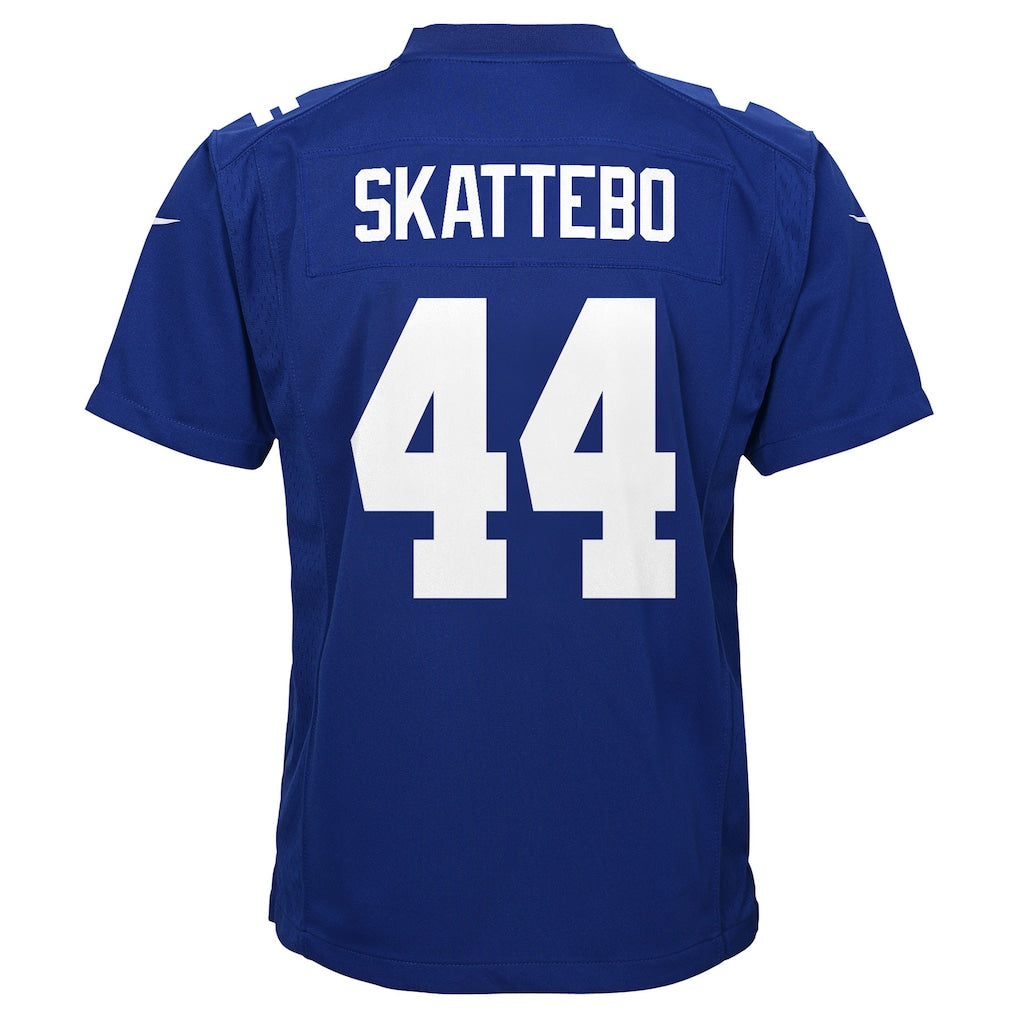 Cam Skattebo New York Giants Youth Nike Team Game Player Jersey - Royal