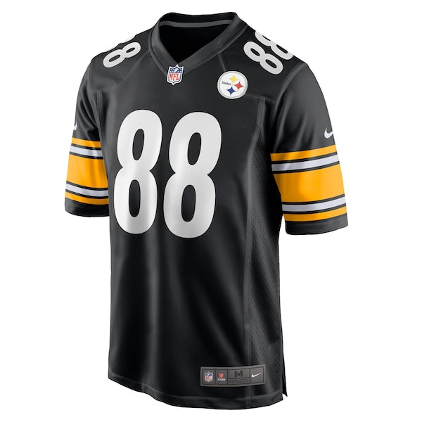 Pat Freiermuth Pittsburgh Steelers Nike Game Jersey - Black/White