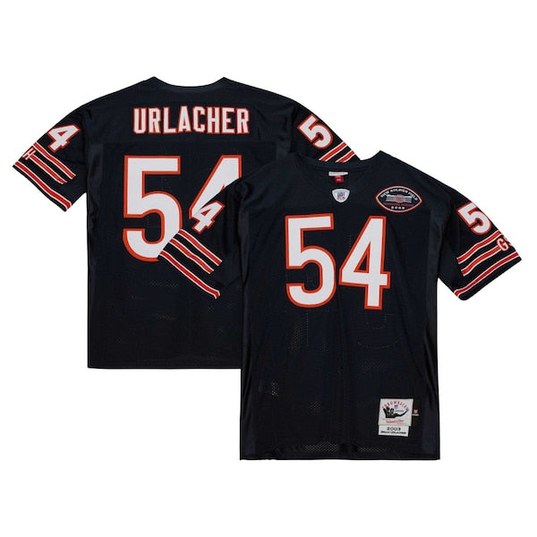 Brian Urlacher Chicago Bears 2003 Authentic Throwback Retired Player Jersey - Navy