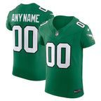 Philadelphia Eagles Nike 2nd Alternate Vapor F.U.S.E. Elite Custom Jersey - Kelly Green