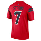 C.J. Stroud Houston Texans Nike Alternate Legend Player Performance Top - Red/Navy