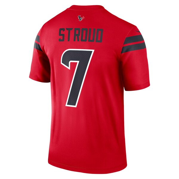 C.J. Stroud Houston Texans Nike Alternate Legend Player Performance Top - Red/Navy