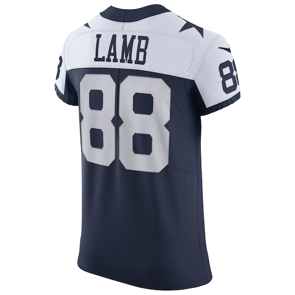 CeeDee Lamb Dallas Cowboys Nike Alternate Vapor Elite Jersey - Navy/White