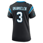 Princely Umanmielen Carolina Panthers Nike Women's Team Game Jersey -  Black