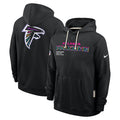 Atlanta Falcons Nike 2025 NFL Crucial Catch Sideline Standard Issue Dri-FIT Hoodie - Black