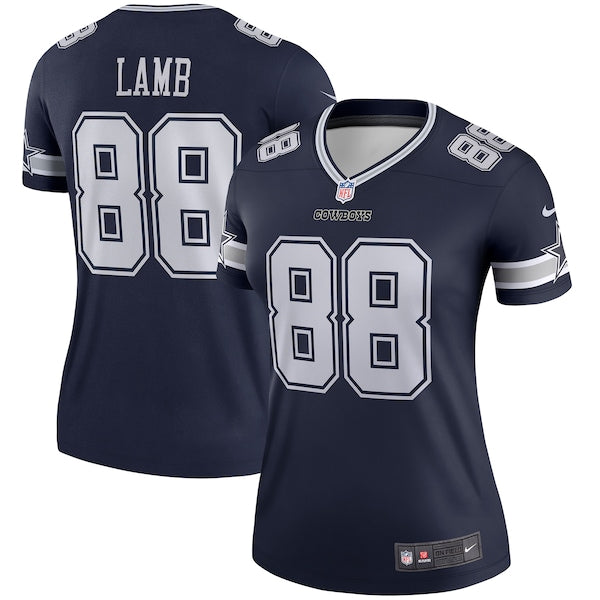 CeeDee Lamb Dallas Cowboys Nike Women's Legend Jersey - Navy
